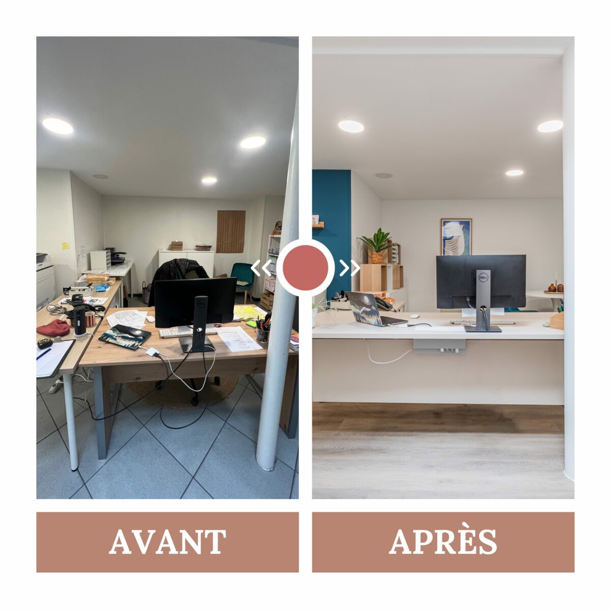 Aménagement de bureaux commerciaux à Strasbourg.