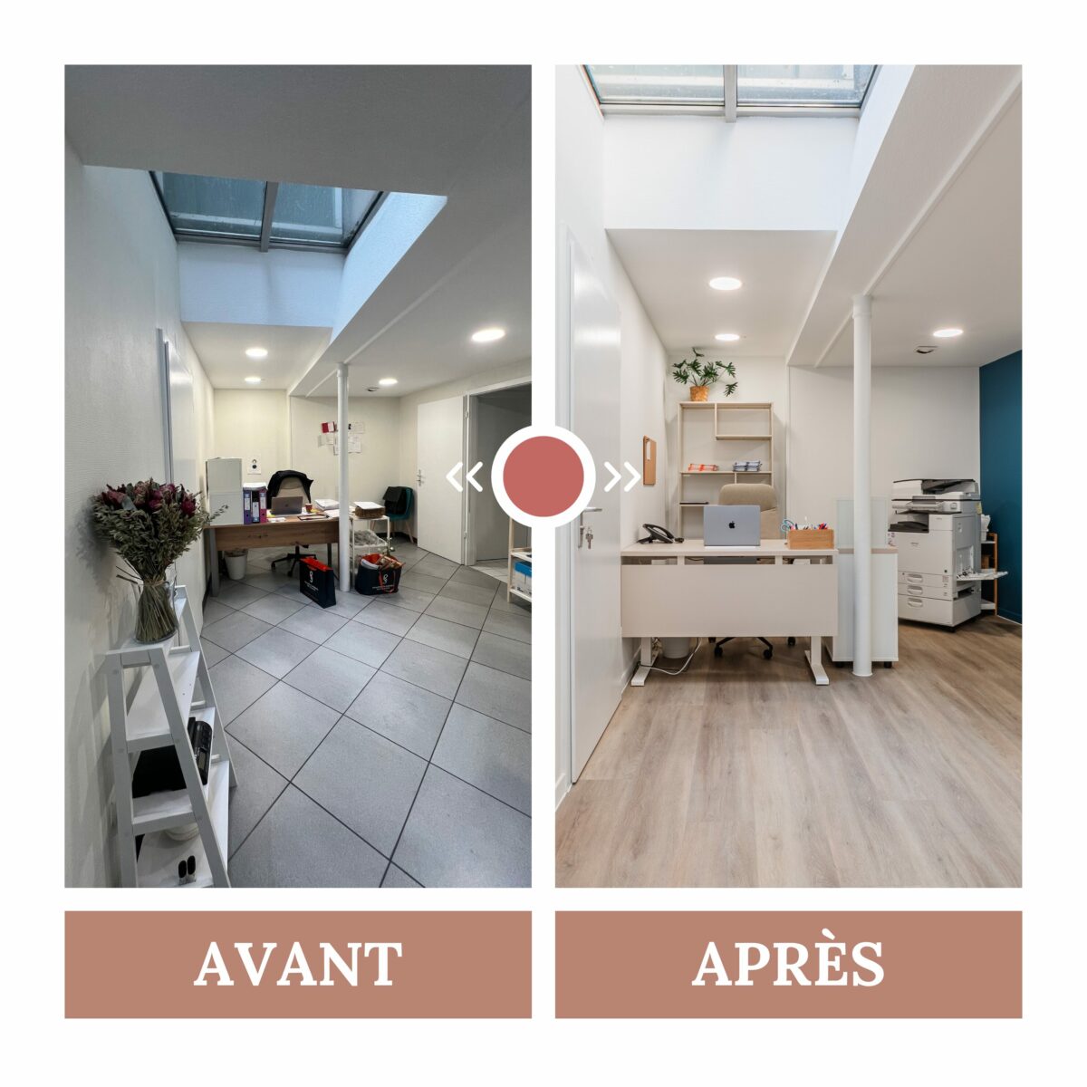 Aménagement de bureaux commerciaux à Strasbourg.