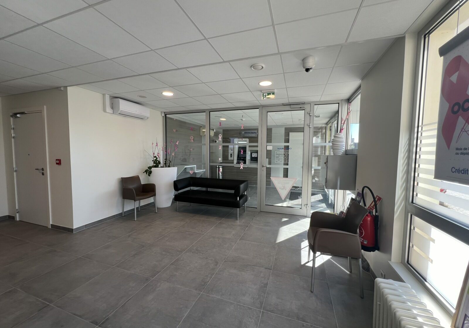 Agencement et décoration d’une salle d’attente decoratrice d'intérieur Strasbourg