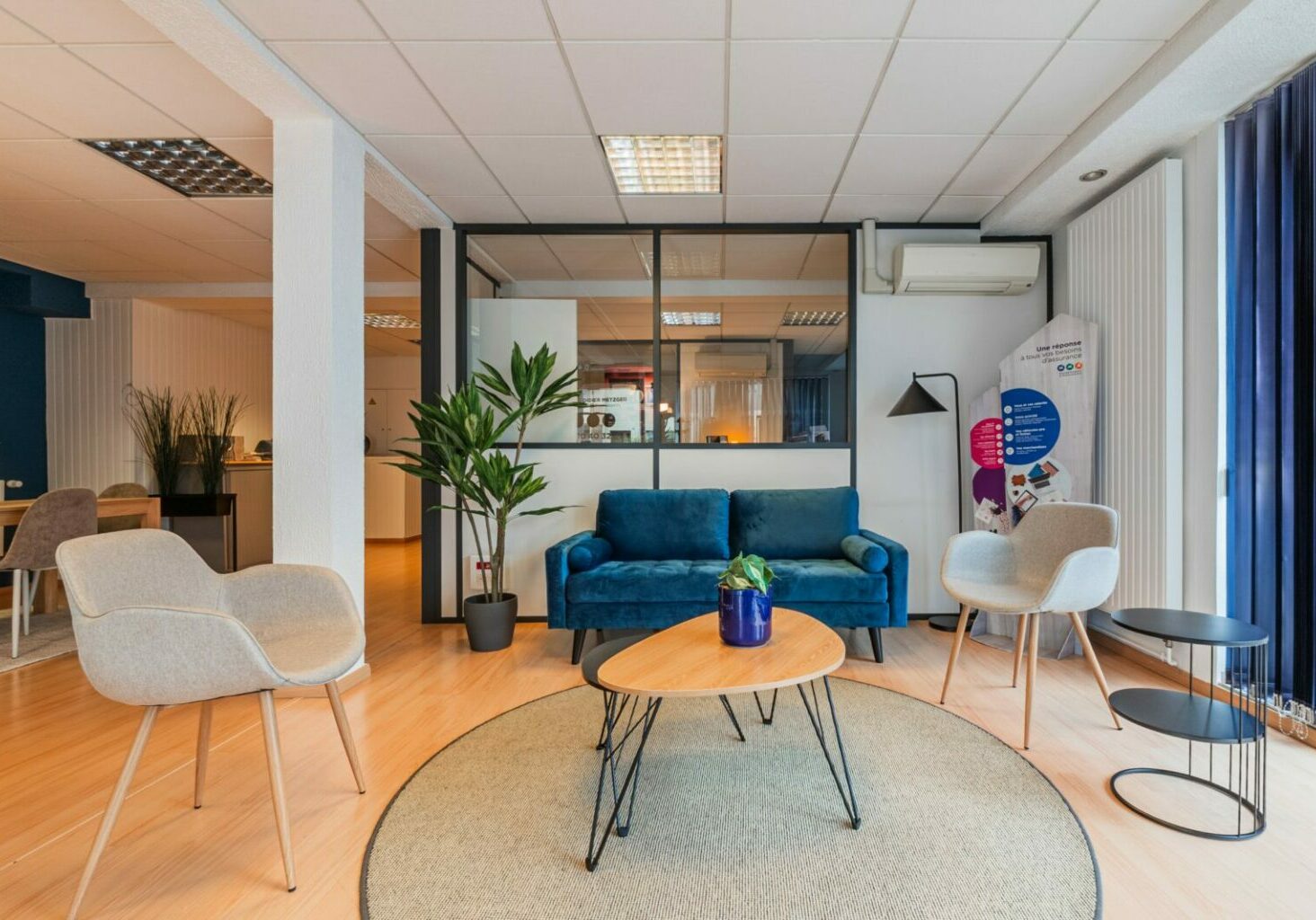 Aménagement et décoration d'une agence d'assurance à Strasbourg