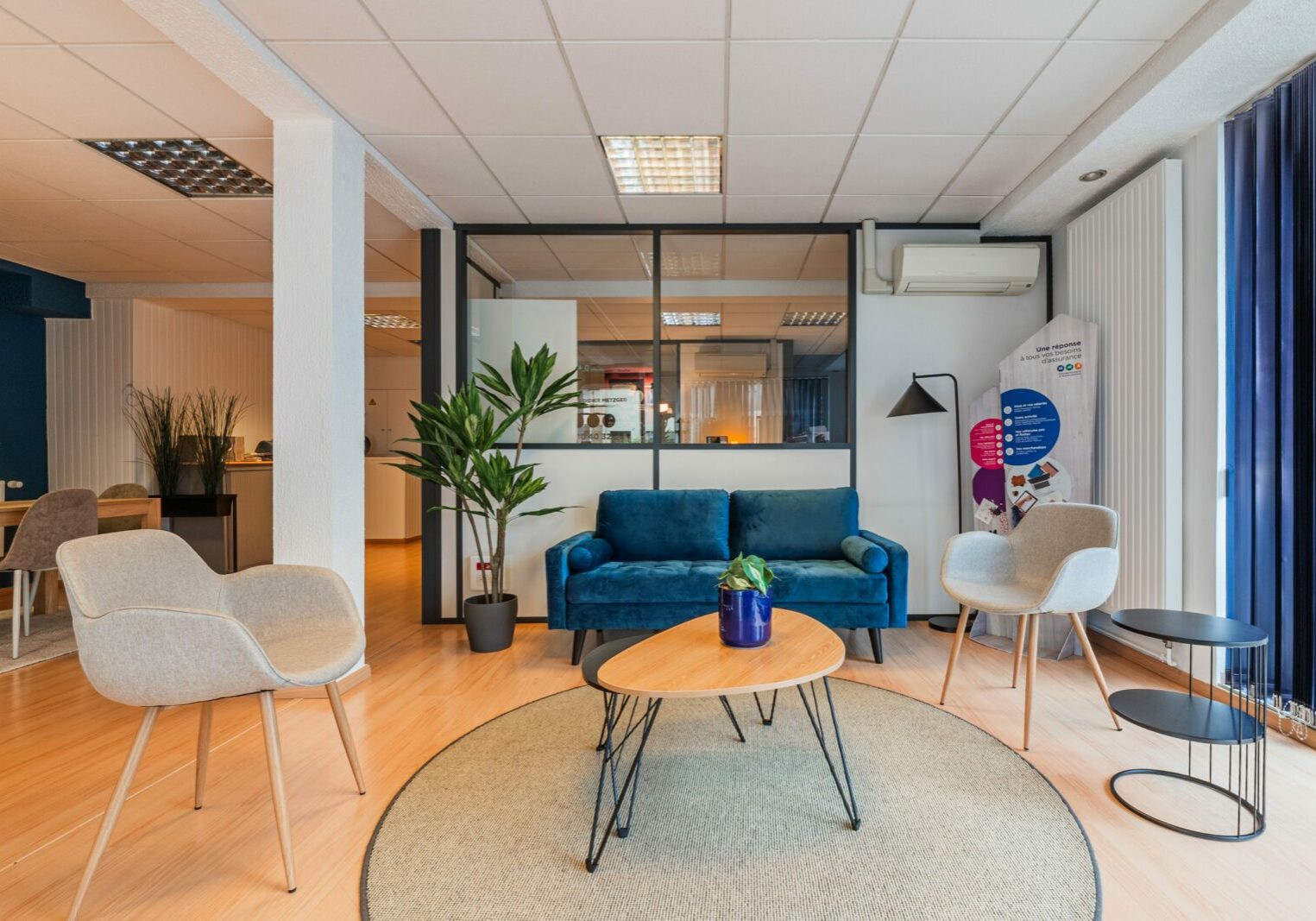 Aménagement et décoration d'une agence d'assurance à Strasbourg