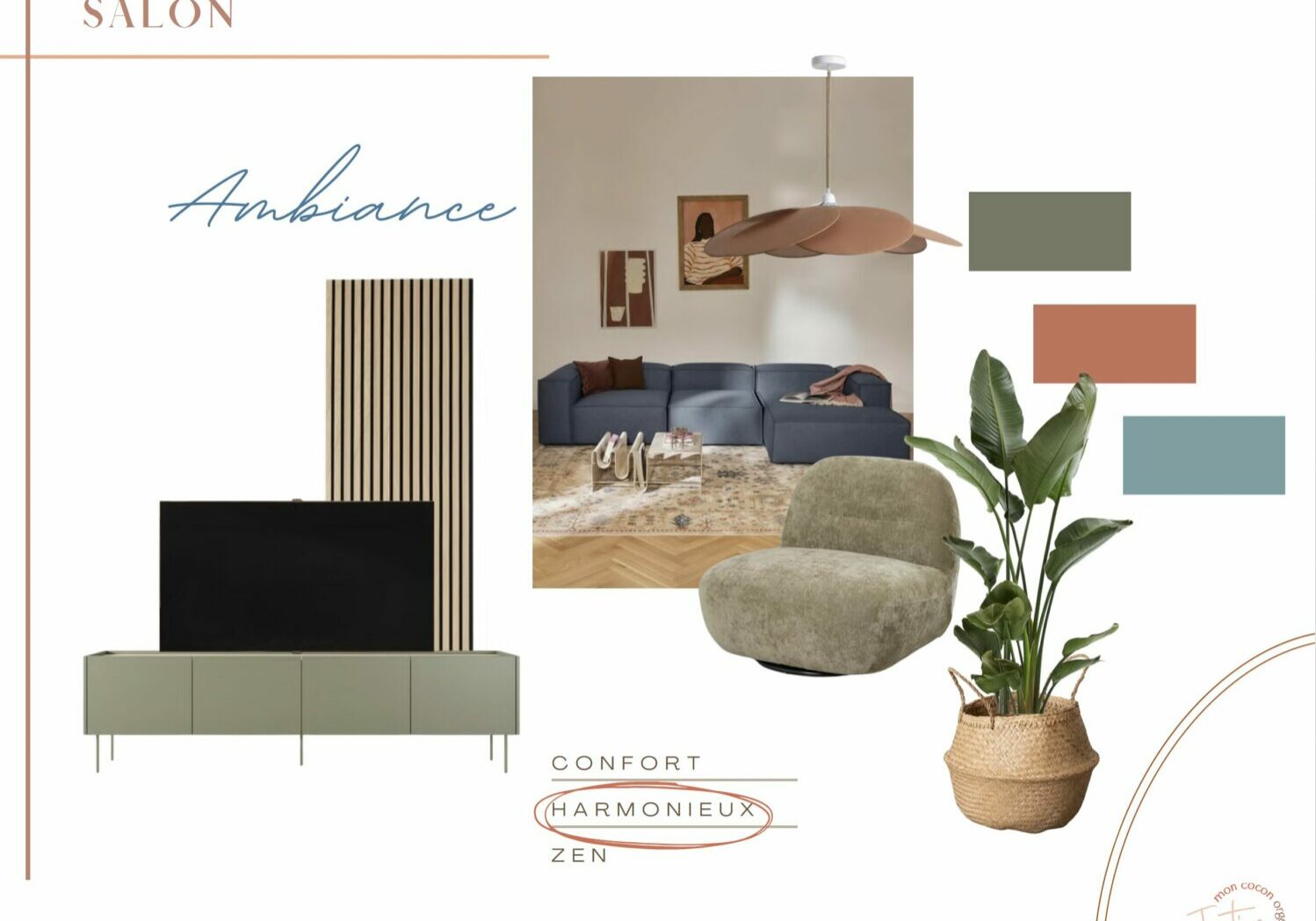 aménagement et décoration d'un appartement à Strasbourg avec Justine Mon Cocon Organisé