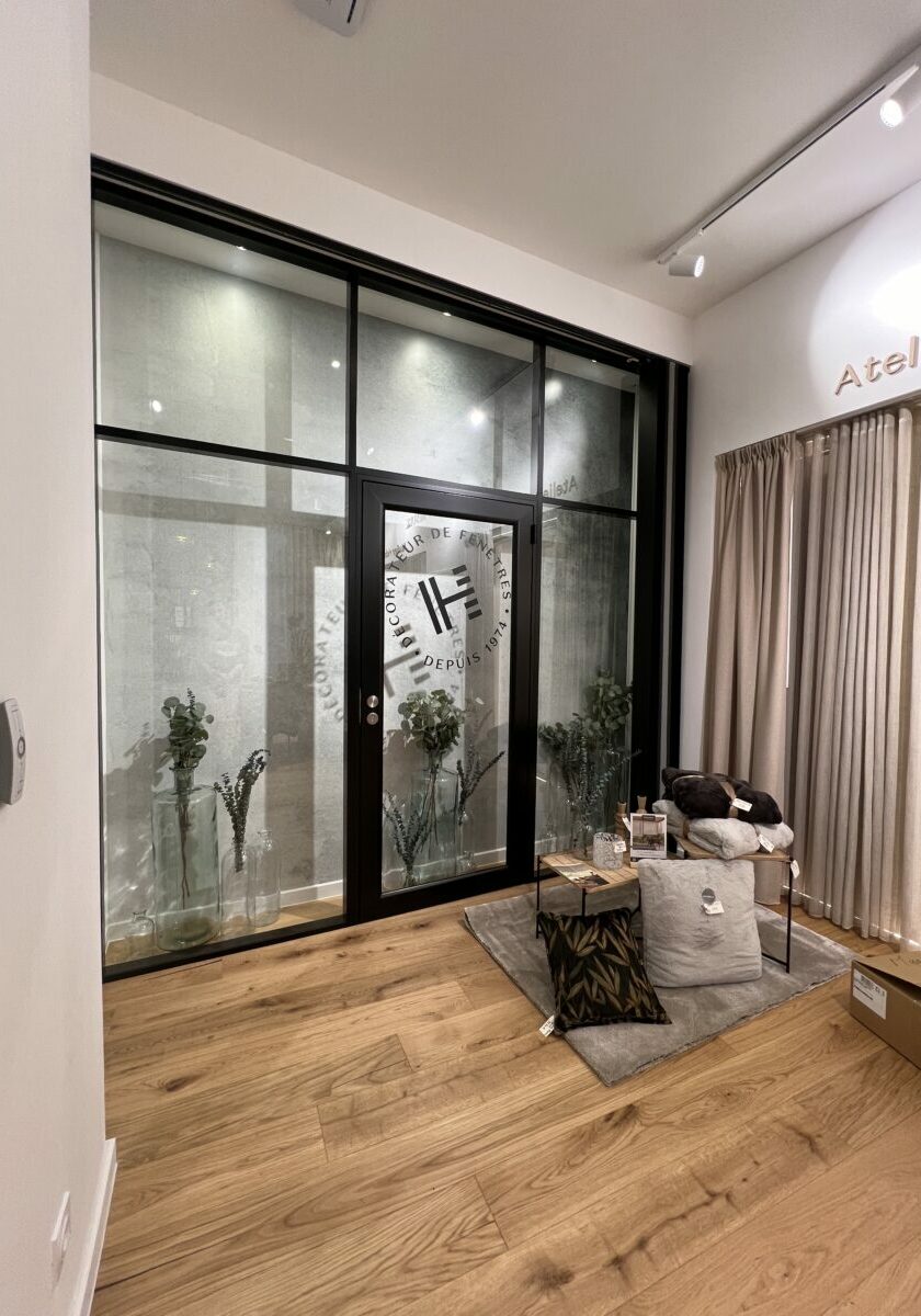 Décoration de la boutique Heytens à Strasbourg par une décoratrice d'intérieur.