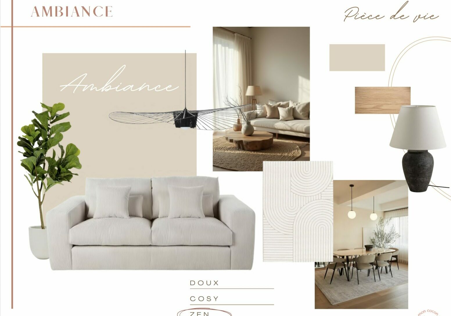 Aménagement et décoration d'un appartement dans le bas-rhin avec Justine décoratrice d'intérieur à Strasbourg.
