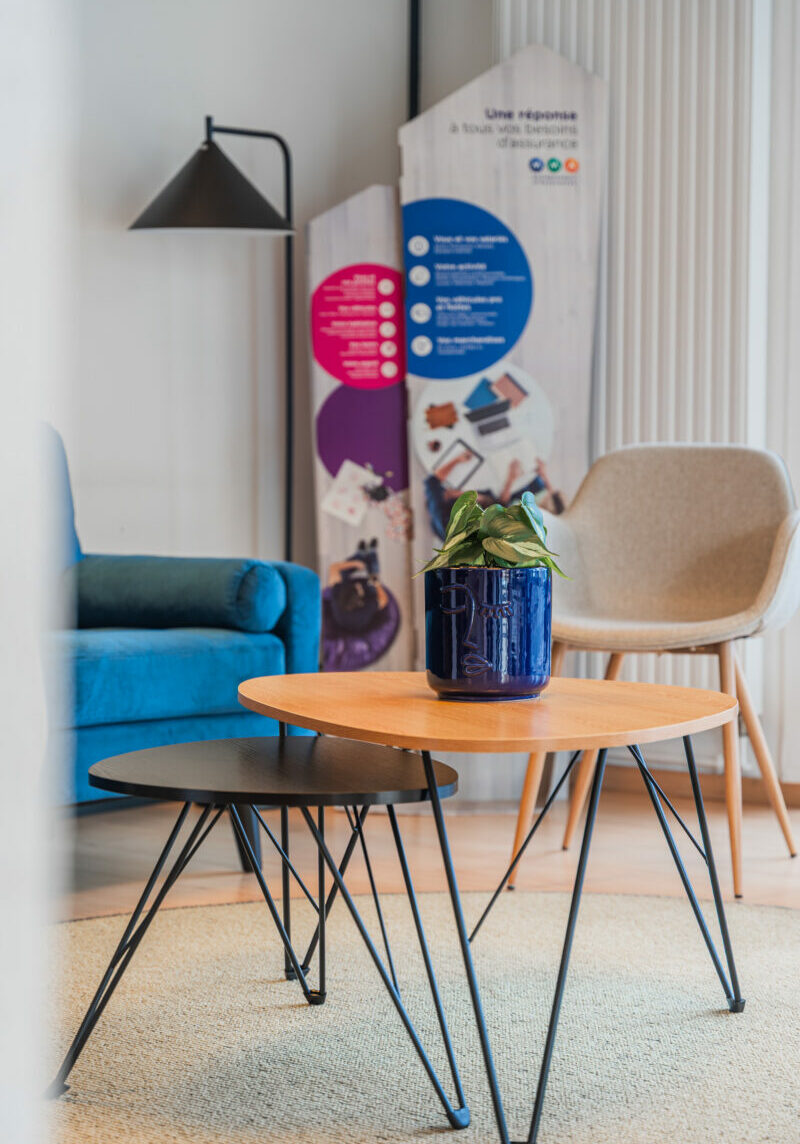 Aménagement et décoration d'une agence d'assurance à Strasbourg