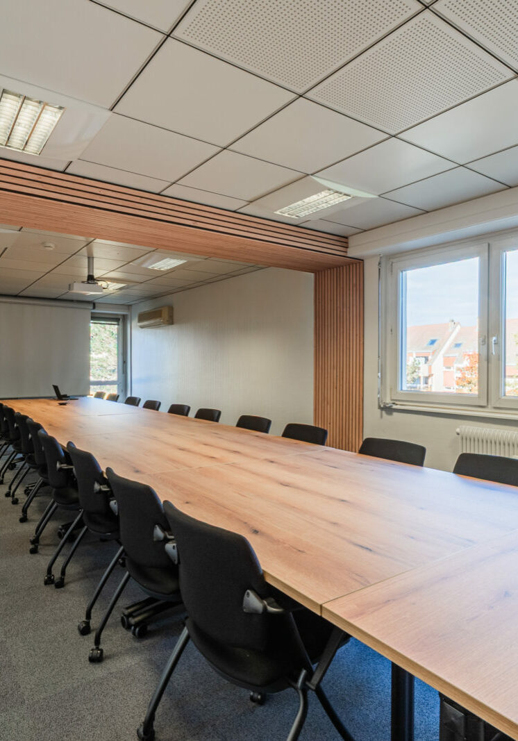 Projet déco et aménagement d'une salle de réunion à Strasbourg