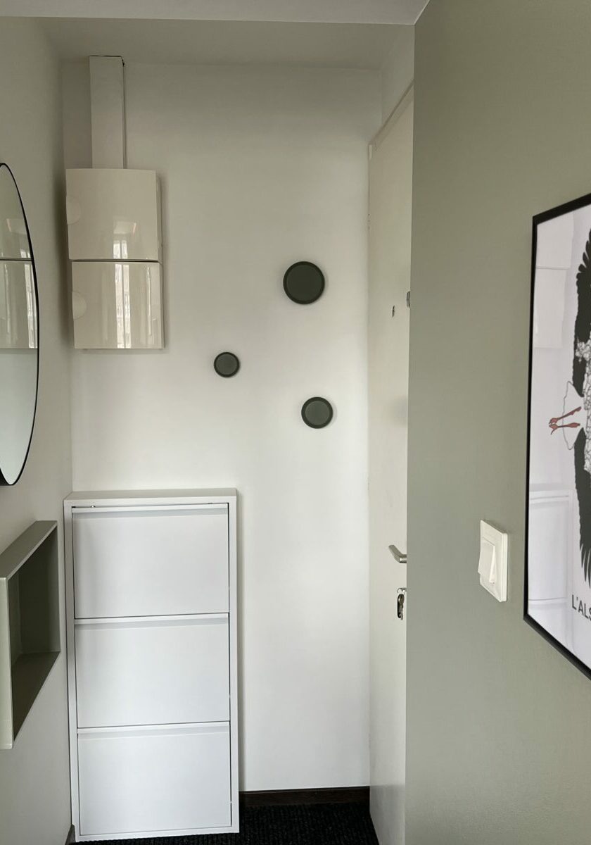 Décoration d'un Airbnb à Strasbourg.