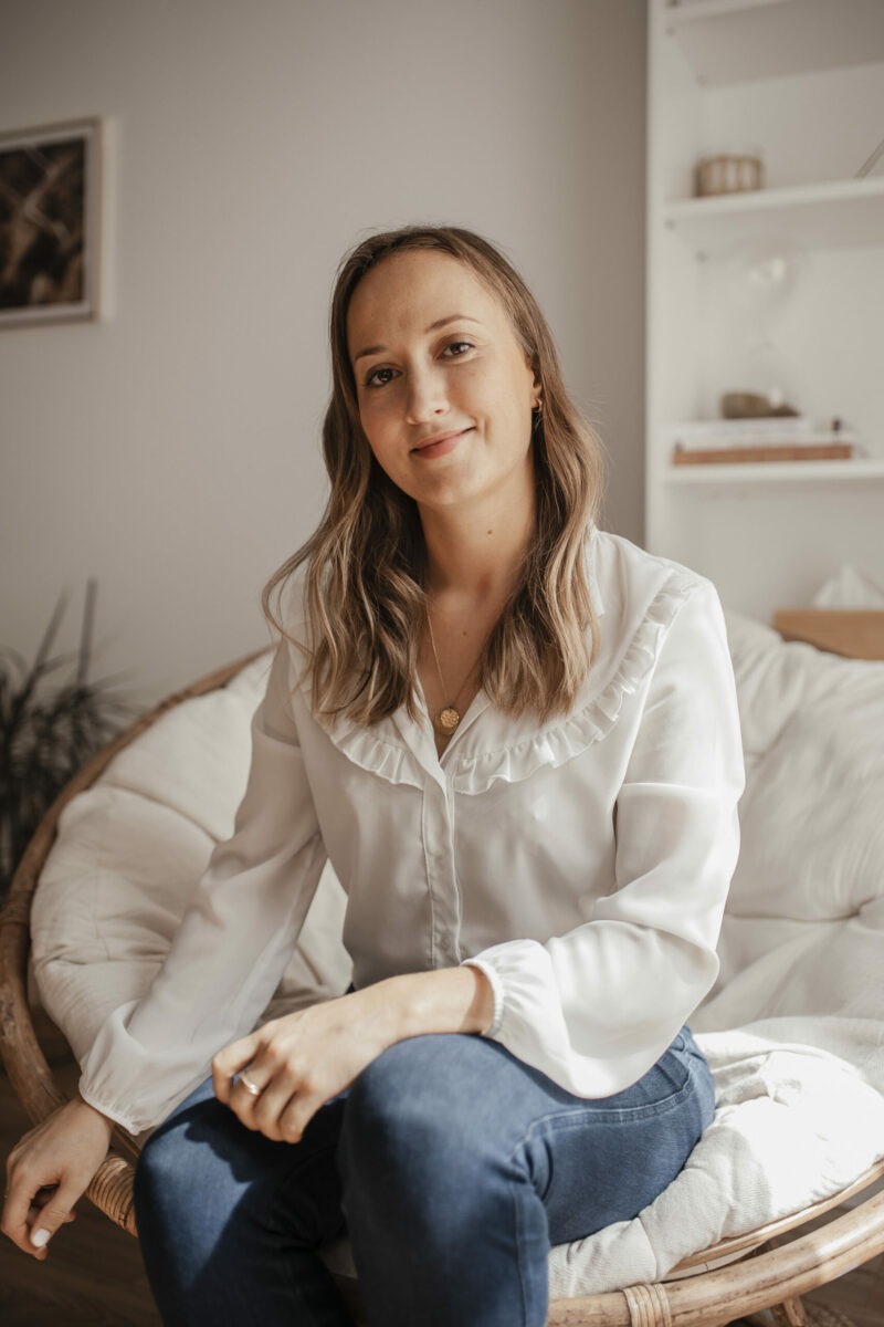 Justine, coach en rangement et décoratrice d'intérieur en Alsace